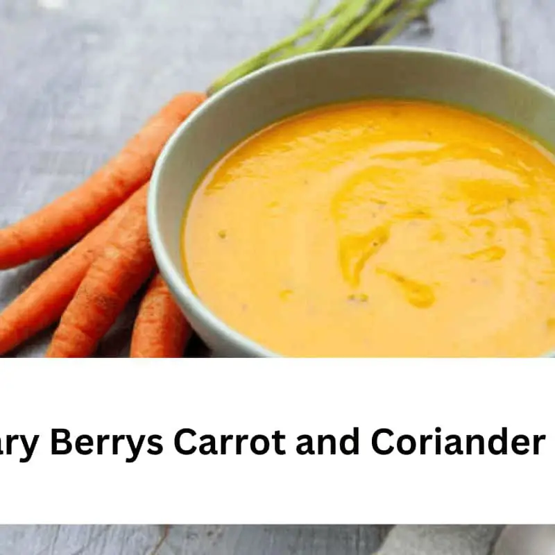 Mary Berrys Carrot and Coriander Soup
