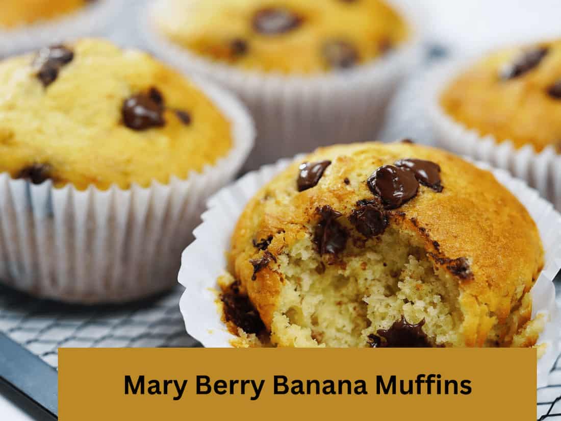 Easy Mary Berry Banana Muffins Recipe - Homemade Treat