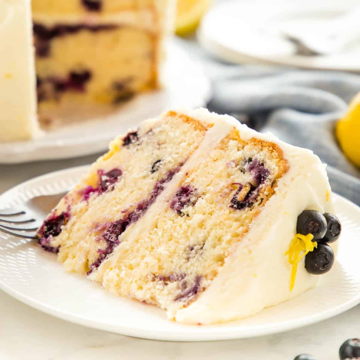 Mary Berry Lemon and Blueberry Cake recipe
