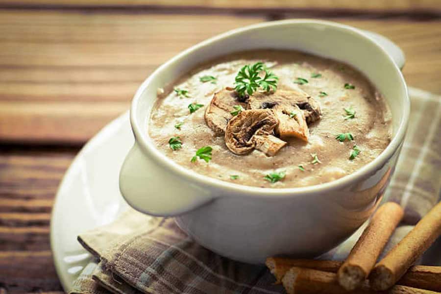 Mary Berry Mushroom and Chestnut Soup