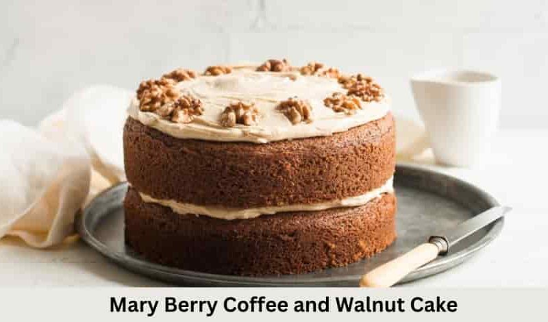 Mary Berry Coffee and Walnut Cake Recipe