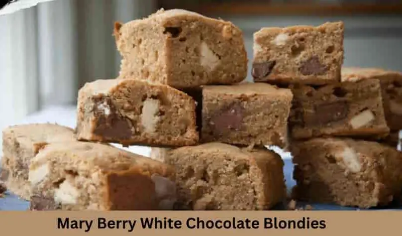 Mary Berry White Chocolate Blondies