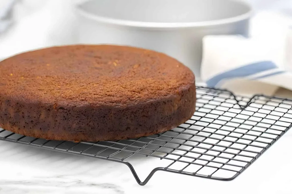 cooling technique to prevent cake from falling