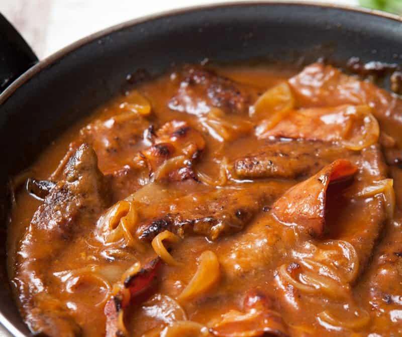 Hairy Bikers Liver and Bacon