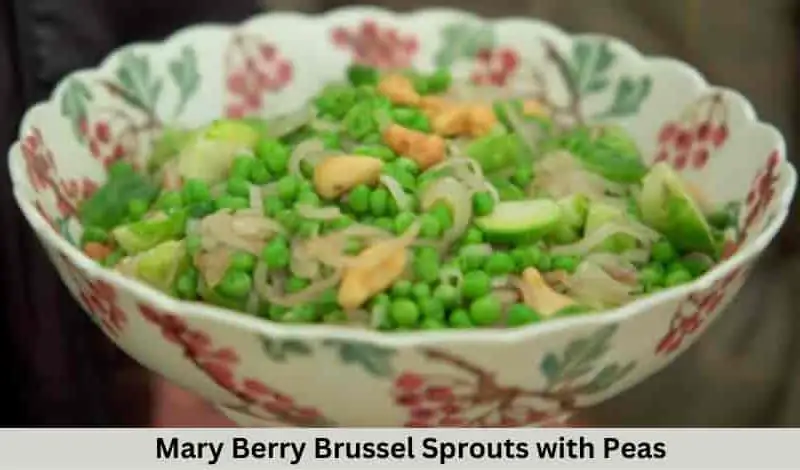 Mary Berry Brussel Sprouts with Peas and Cashew Nuts Recipe
