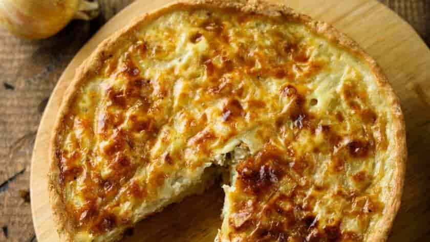 Mary Berry Cheese and Onion Quiche Pie