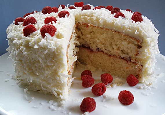 Mary Berry Raspberry and Coconut Cake