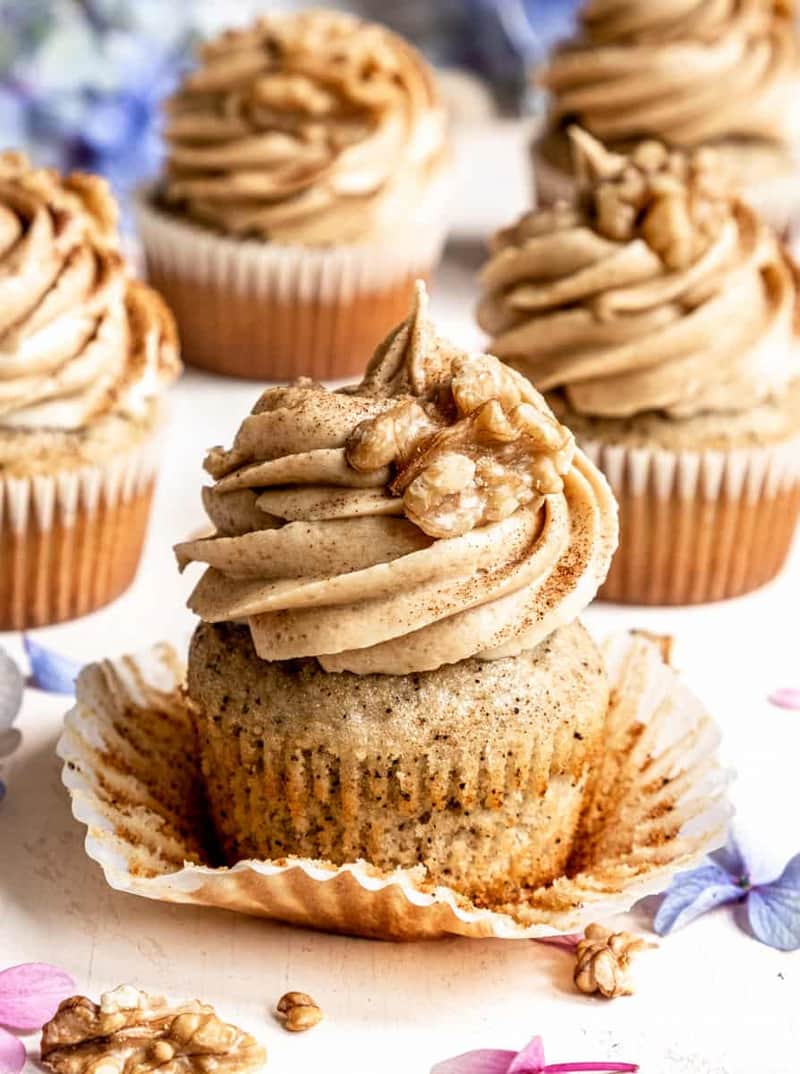 Mary Berry Coffee and Walnut Cupcakes