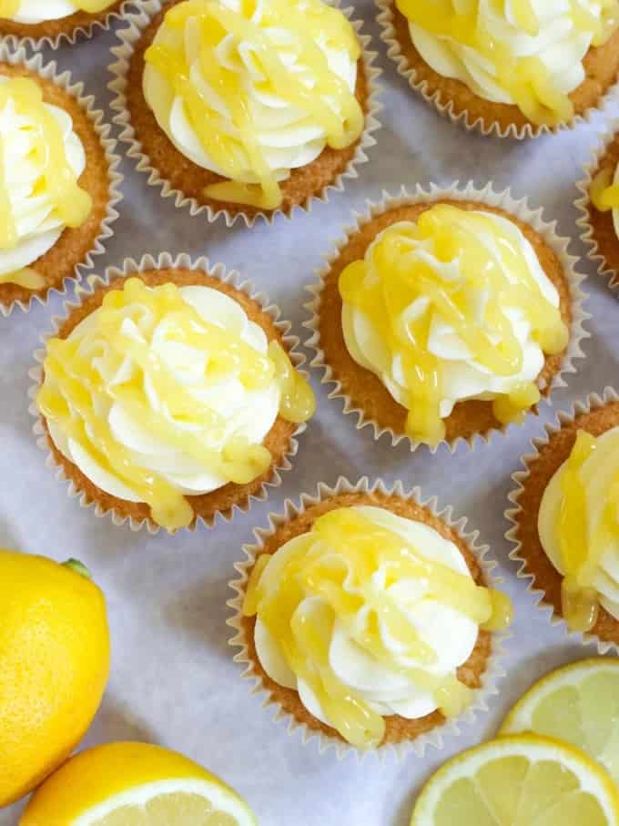 Mary Berry Lemon Drizzle Cupcakes
