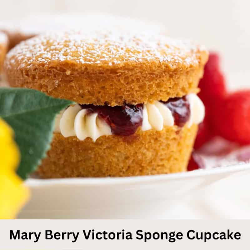 Mary Berry Victoria Sponge Cupcakes