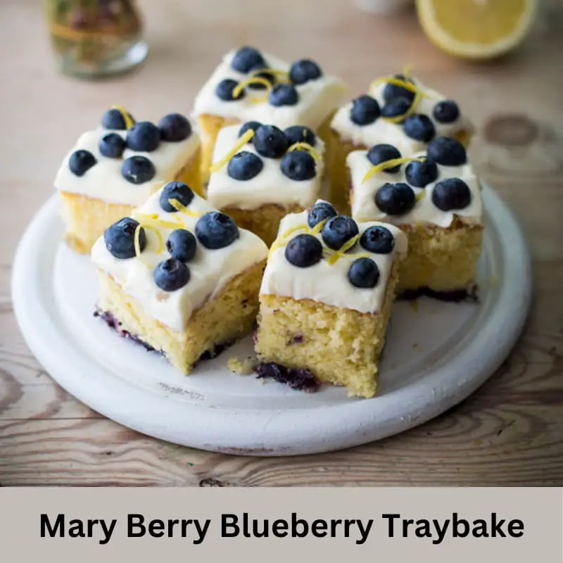 Mary Berry Blueberry Traybake Recipe