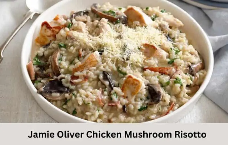 Chicken Mushroom Risotto Recipe Jamie Oliver