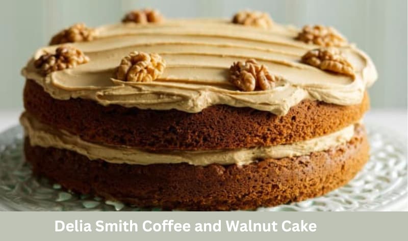 Delia Smith Coffee and Walnut Cake Recipe
