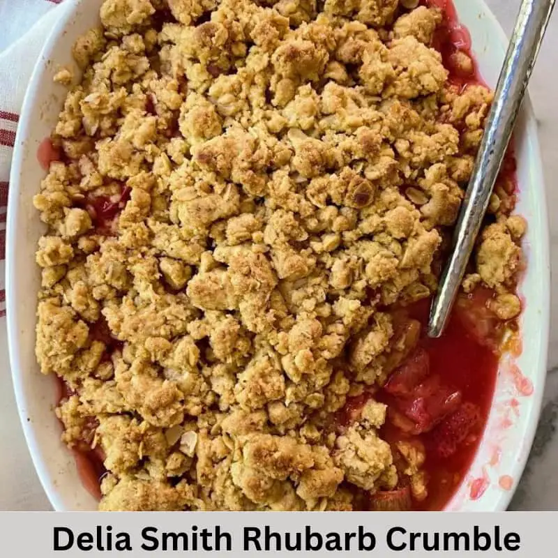 Delia Smith Rhubarb Crumble Recipe
