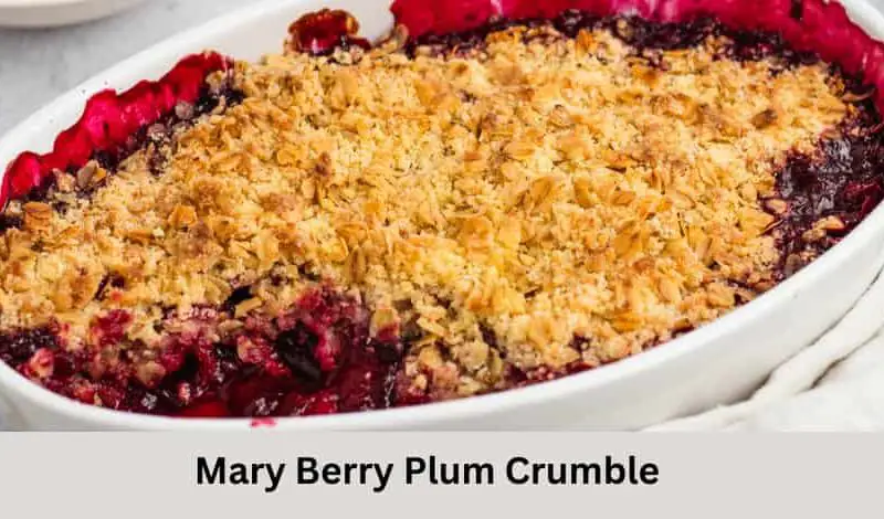 Easy Mary Berry Plum Crumble Recipe