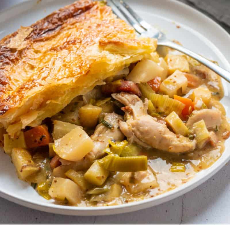Mary Berry Chicken and Bacon Pie Recipe