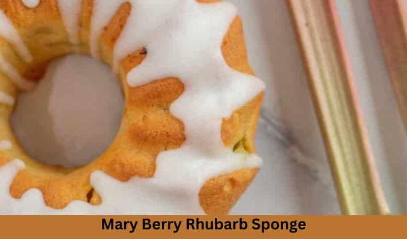 Mary Berry Rhubarb Sponge