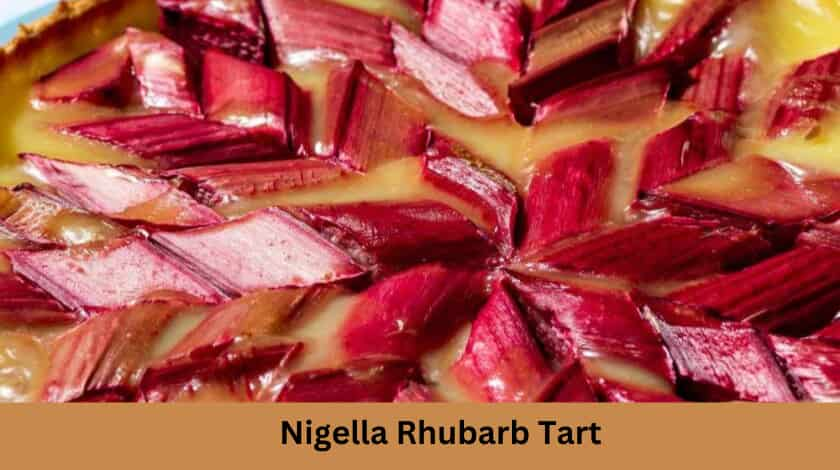 Easy Nigella Rhubarb Tart Recipe - British Recipes Book