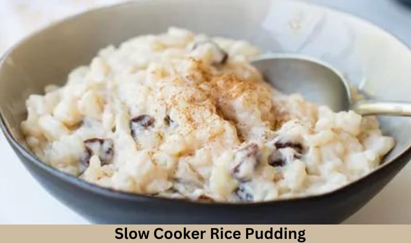 Easy Slow Cooker Rice Pudding Recipe