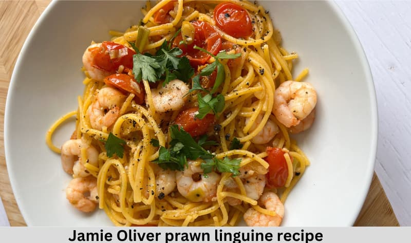 Jamie Oliver prawn linguine recipe